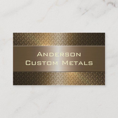 Professional Automotive Industrial Metallic Business Card Templates