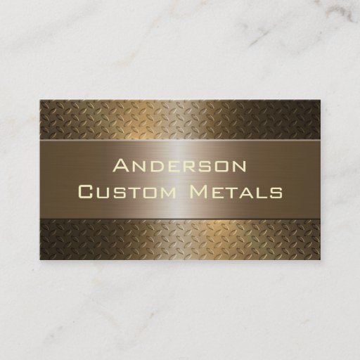 Customizable Professional Automotive Industrial Metallic Business Card Templates