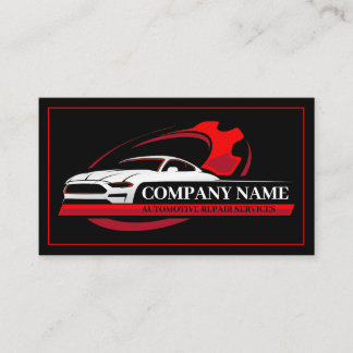 Professional Automotive Repair, Auto Mechanic Business Card