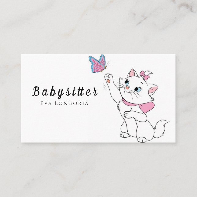 Professional Babysitter Services: Reliable Care Business Card (Front)