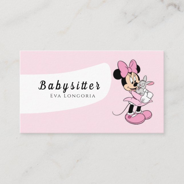 Professional Babysitter Services: Reliable Care Business Card (Front)