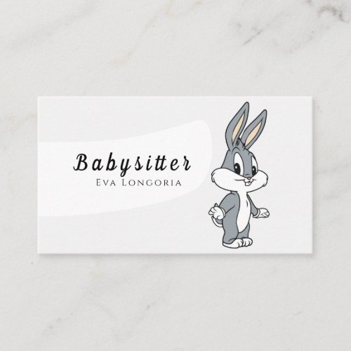 Professional Babysitter Services Reliable Care Business Card
