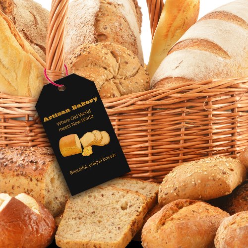 Professional Bake Shop Package Labeling Tag
