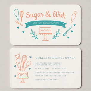Professional Bakery Shop Business Card