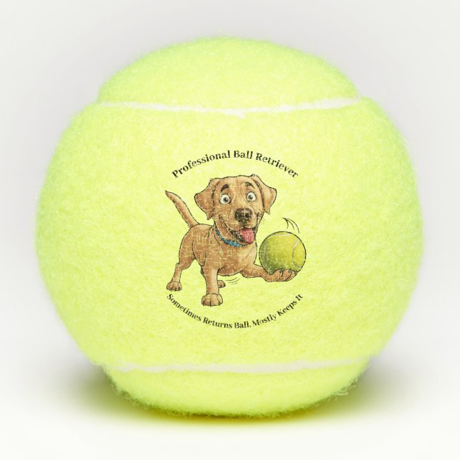 "Professional Ball Retriever" Tennis Ball (Front)