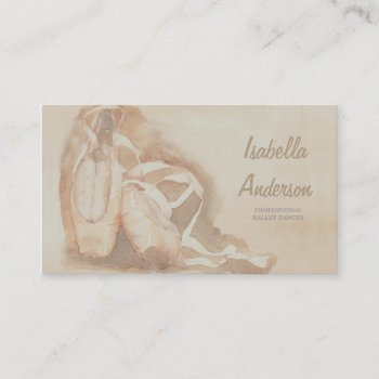 Professional Ballet Dancer Studio Theatre Card by paplavskyte at Zazzle