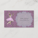 Professional Ballet Instructor - Ballerina Business Card