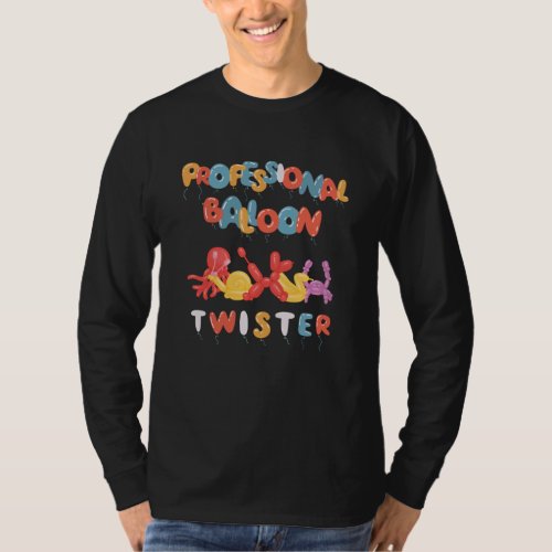 Professional Balloon Twister Balloon T_Shirt