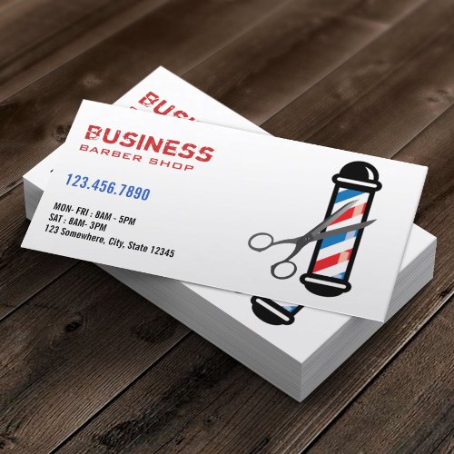 Professional BarberBarbershop Business Cards
