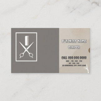 Professional Barber Business Card
