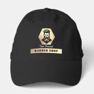Professional Barber Shop Black & Gold Performance Cap