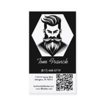 Professional Barber Shop black&White Loyalty and