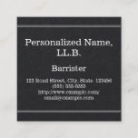 [ Thumbnail: Professional Barrister Business Card ]