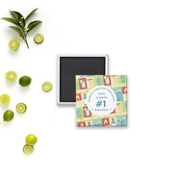 Professional Bartender Favor Award•Custom Magnet (Creator Uploaded)