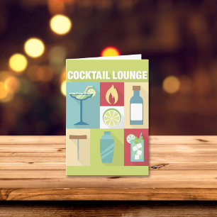 Professional Bartender Iconic Designed Card