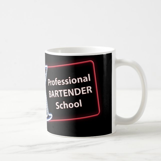 Professional Bartender School Coffee Mug (Right)