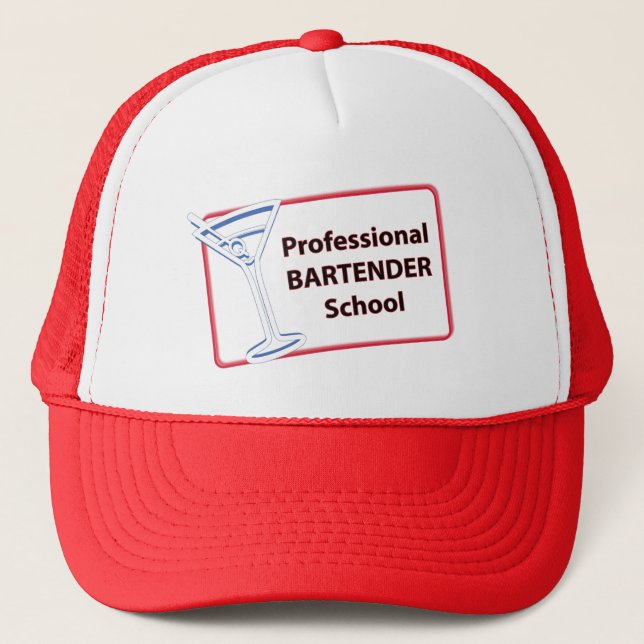 Professional Bartender School Trucker Hat (Front)