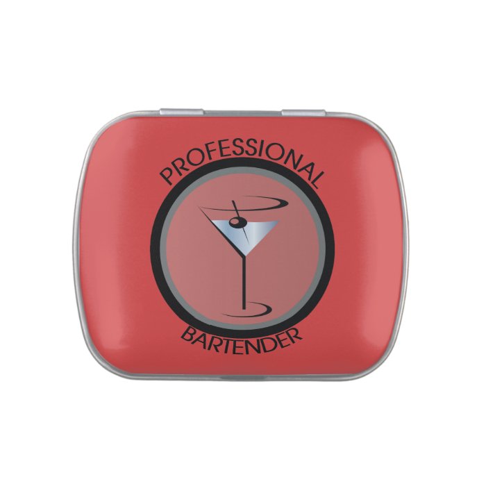 Professional Bartender Tin Jelly Belly Tin