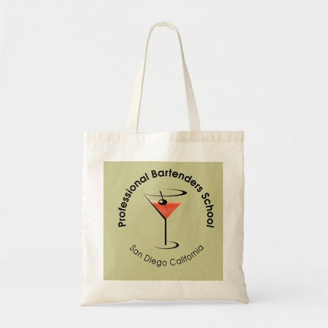 Professional Bartenders School Tote Bag (Front)