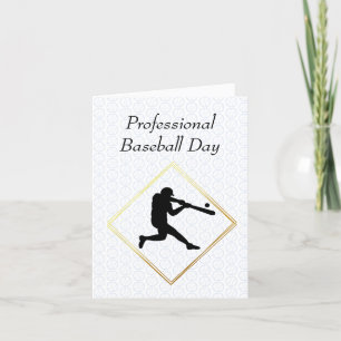 Professional Baseball Day Card