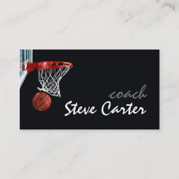 Professional Basketball Coach / Player Card by paplavskyte at Zazzle