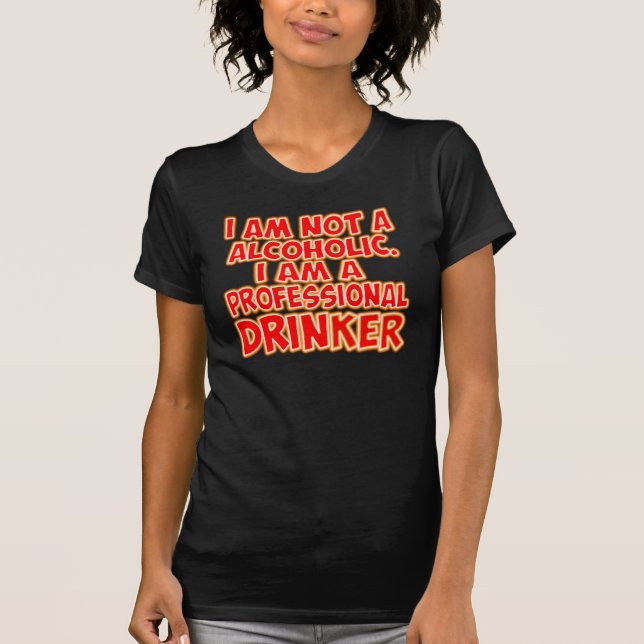 Professional Beer Drinking T-Shirt (Front)