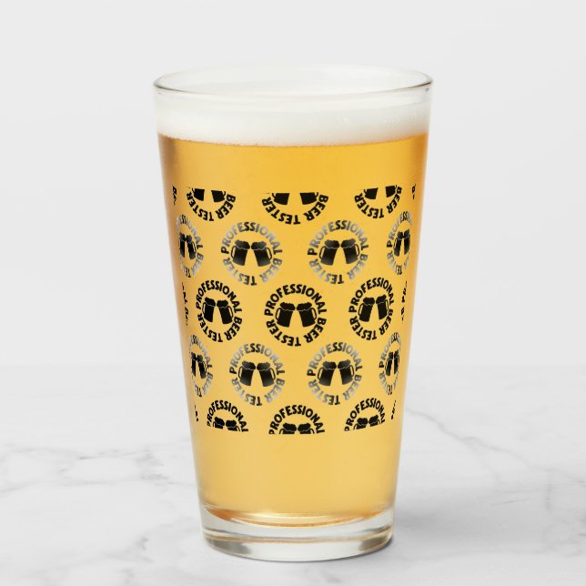 Professional beer taster glass (Front Filled)