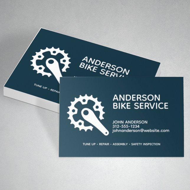 Professional Bike Repair Maintenance Coaching Business Card (Creator Uploaded)