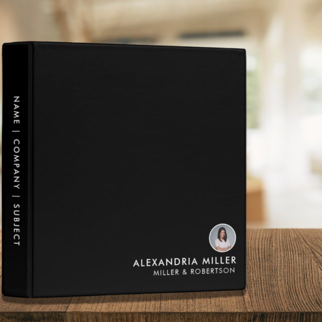 Professional Bio Photo Portfolio 3 Ring Binder (Creator Uploaded)