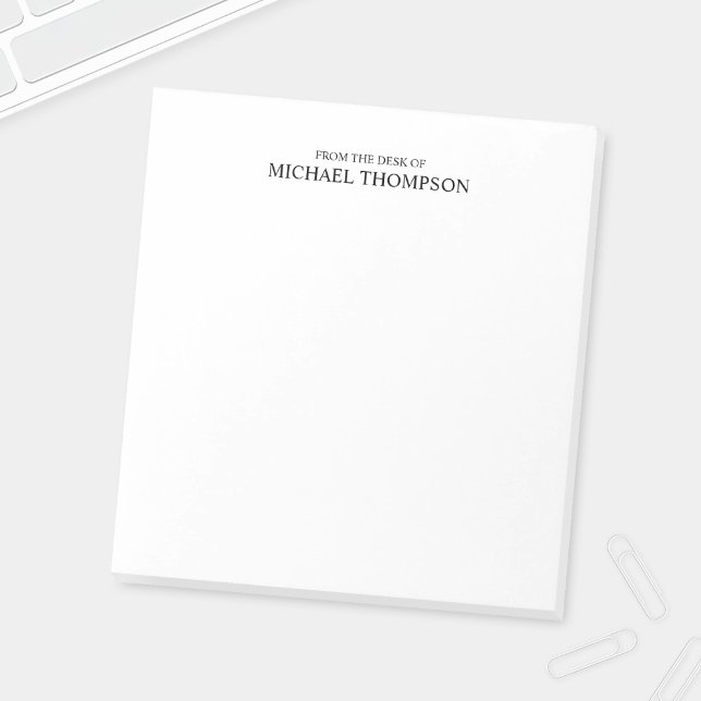 Professional Black and White Notepad (Creator Uploaded)