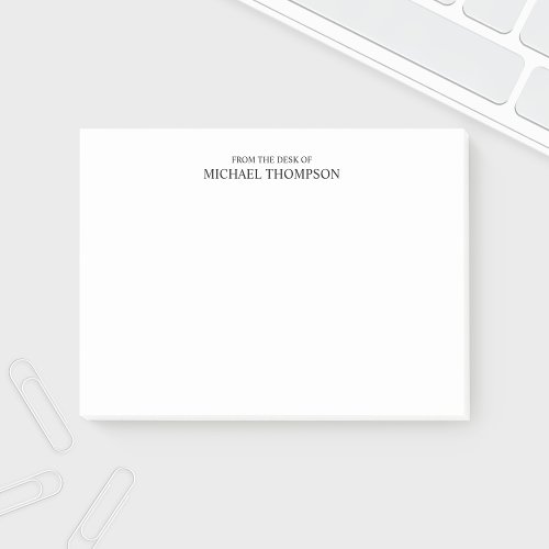 Professional Black and White Post_it Notes