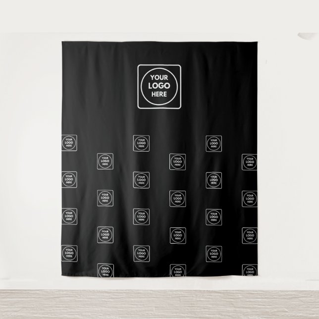 Professional Black Backdrop Custom Business  (Front)