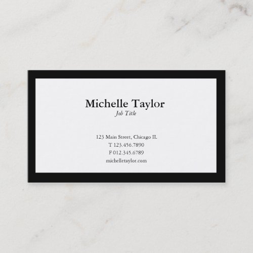 Professional Black Business Card Templates
