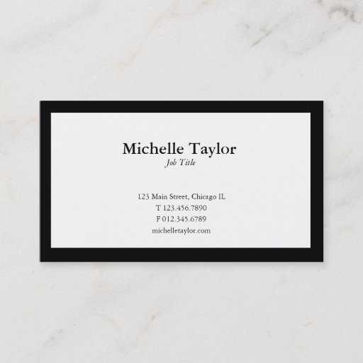 Customizable Professional Black Business Card Templates