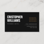 Professional  Black Business Icons Logo Business Card