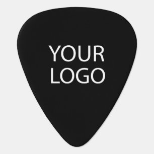 Professional Black Custom Company Logo Business Guitar Pick
