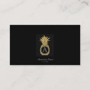 Professional Black Modern Custom Personalize Business Card