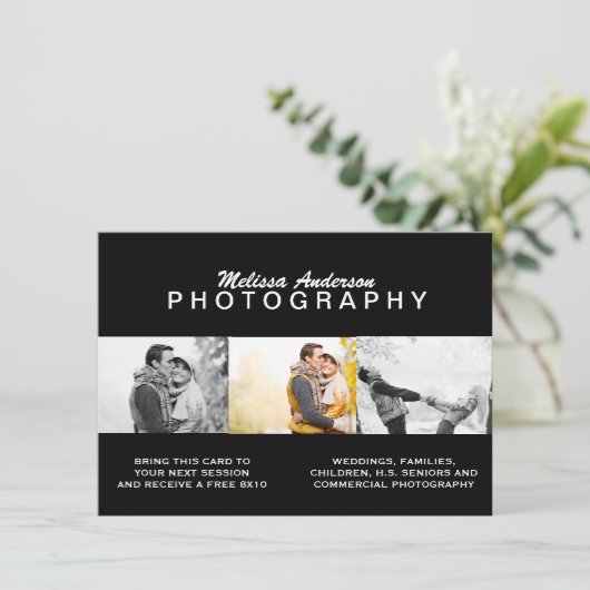 PROFESSIONAL BLACK | PHOTOGRAPHY FLYER (Standing Front)