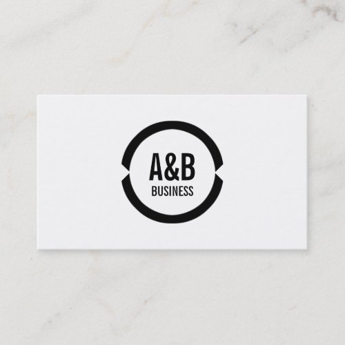 Professional Black Ring Dispatcher Business Card