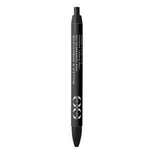 Professional Black White Company Logo Pen
