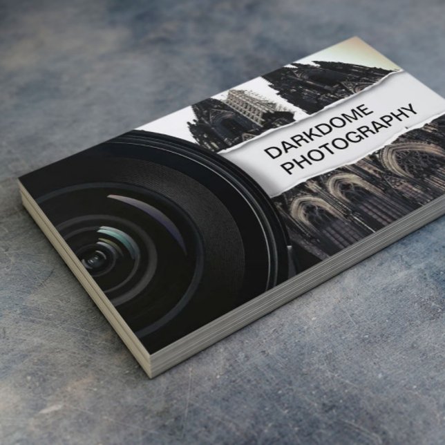 Professional Black & White Photography Business Card (Creator Uploaded)