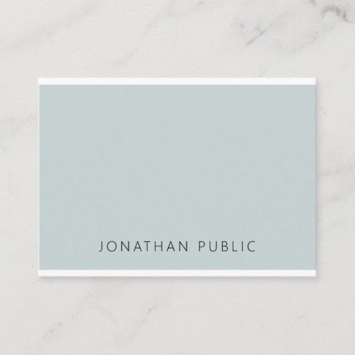 Professional Blue Green Template Modern Elegant Business Card