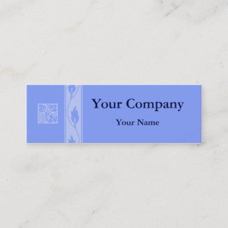 Professional blue leaf business cards