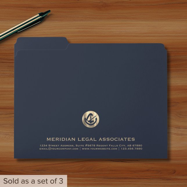 Professional Blue Legal File Folder (Creator Uploaded)