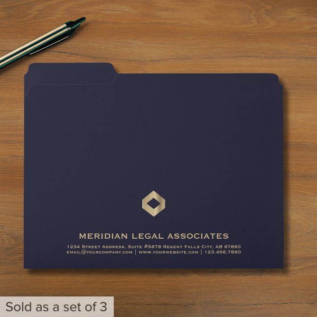 Professional Blue Legal File Folder (Creator Uploaded)