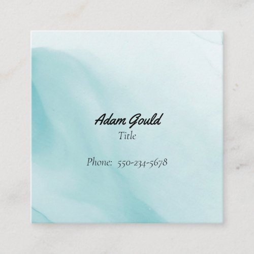 Professional Blue Ombre Gradient Business Card