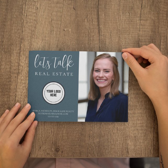 Professional Blue Real Estate Marketing Postcard (Creator Uploaded)