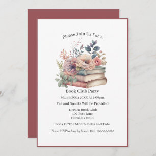 Professional Bookworm, Book Club Invitation