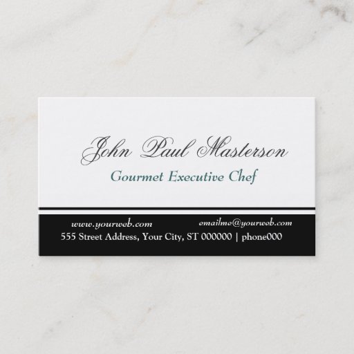 Customizable Sharp Black and White Design Business Cards