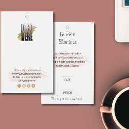 Professional Boutique Logo Clothing Price Tag